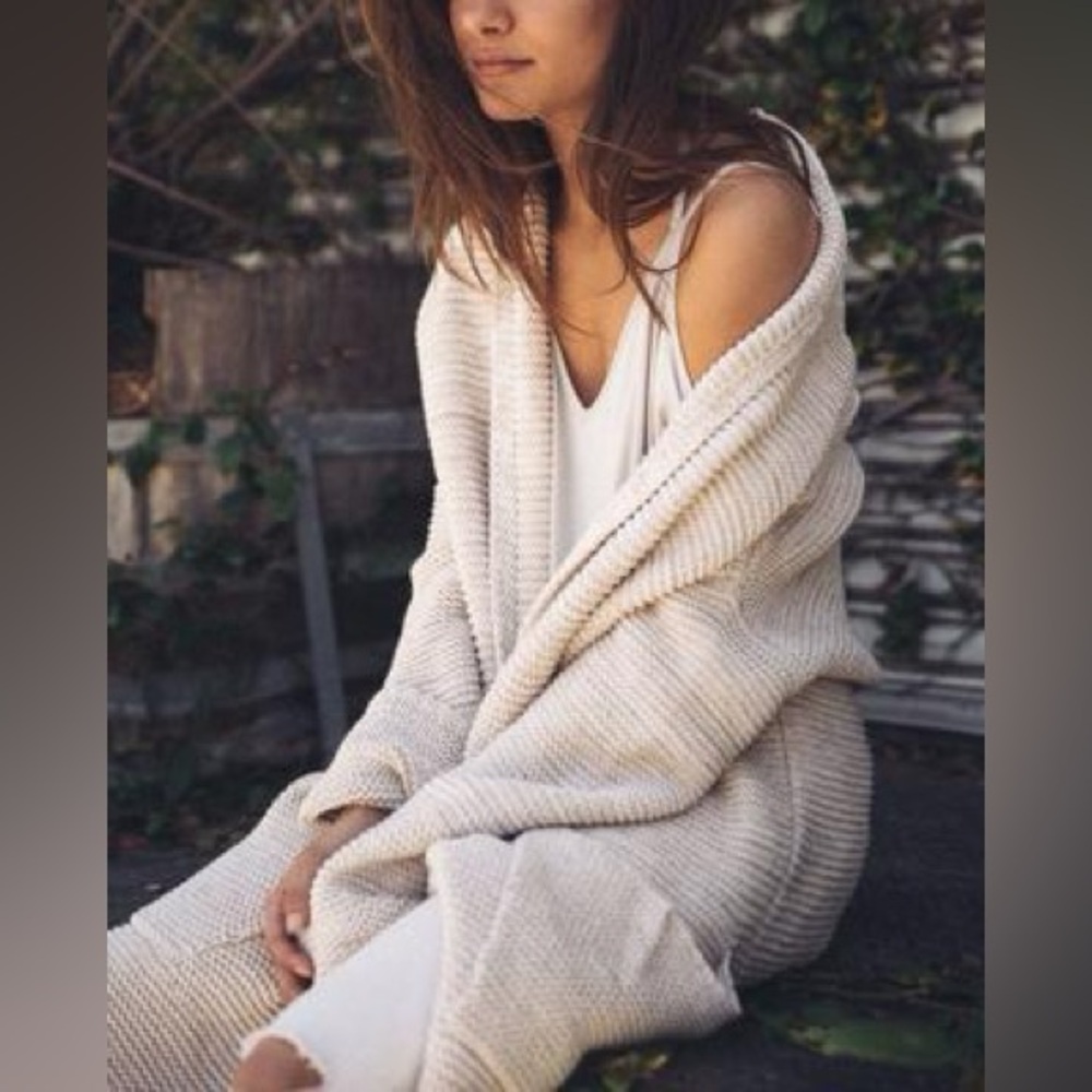 Joah Brown Cream Cardigan